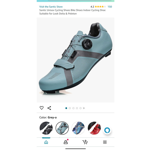 Santic Apollo 2.0 Unisex Indoor Road Cycling Spin Self-Locking Shoes Size EU 41 - Picture 6 of 16